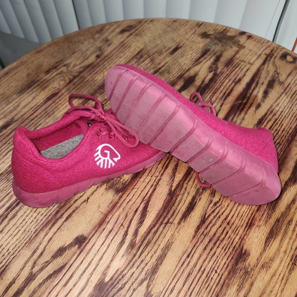 Giesswein Women's Size 9 Pink Wool Merino Runners - Picture 7 of 9